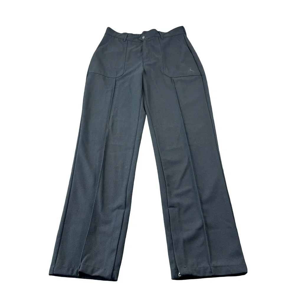 Air Jordan Gray Pants Track Zip Hem Standard Fit FN5446-045 Mens Size M Tall